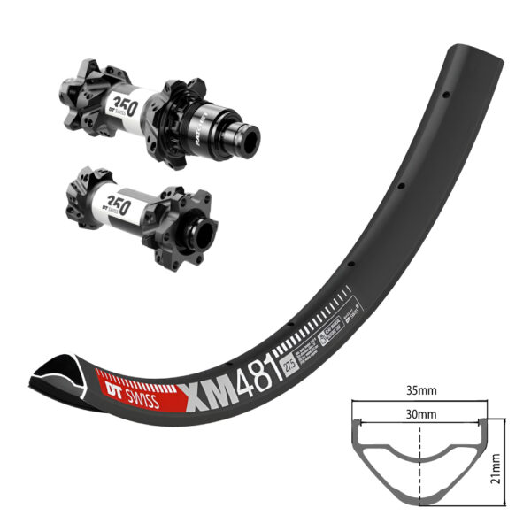DT Swiss XM481 + DT Swiss 350 SP