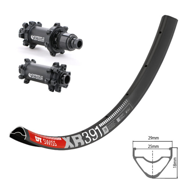 DT Swiss XR391 + CARBON Ti