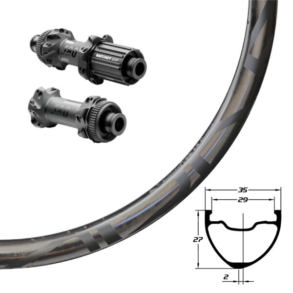 DUKE BACCARA WRX 27 + DT SWISS 180