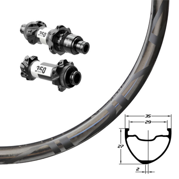 DUKE BACCARA WRX 27 + DT SWISS 350 SP