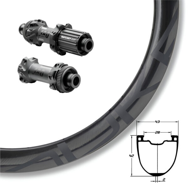 DUKE BACCARA WRX AERO 42 + DT SWISS 180