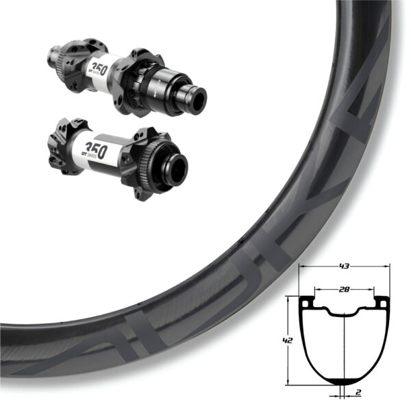 DUKE BACCARA WRX AERO 42 + DT SWISS 350 SP
