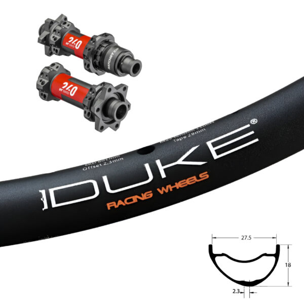 DUKE LUCKY STAR HD 28 + DT Swiss 240 EXP SP