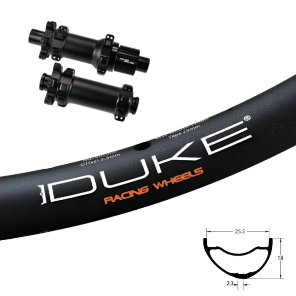 DUKE LUCKY STAR HD 25,5 + BARON HUBS