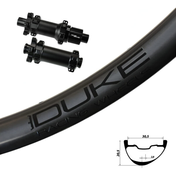 DUKE LUCKY JACK SLS4 30 + BARON HUBS