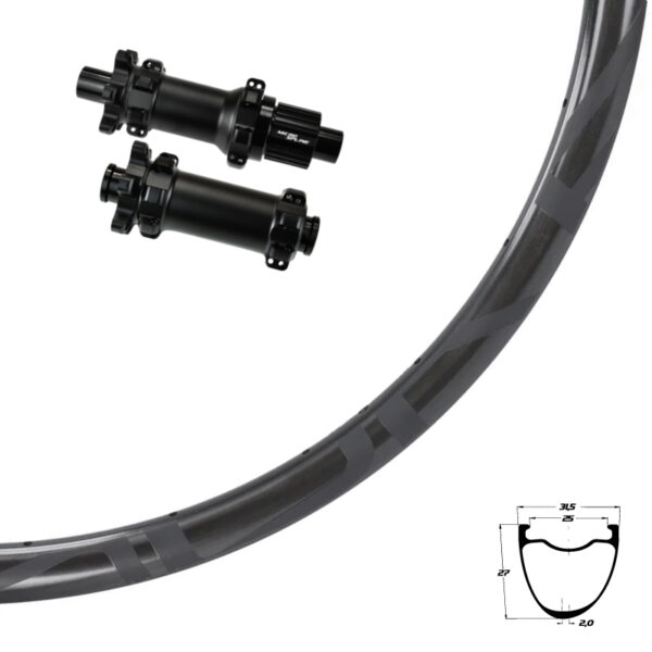 DUKE BACCARA RX 27 + BARON HUBS