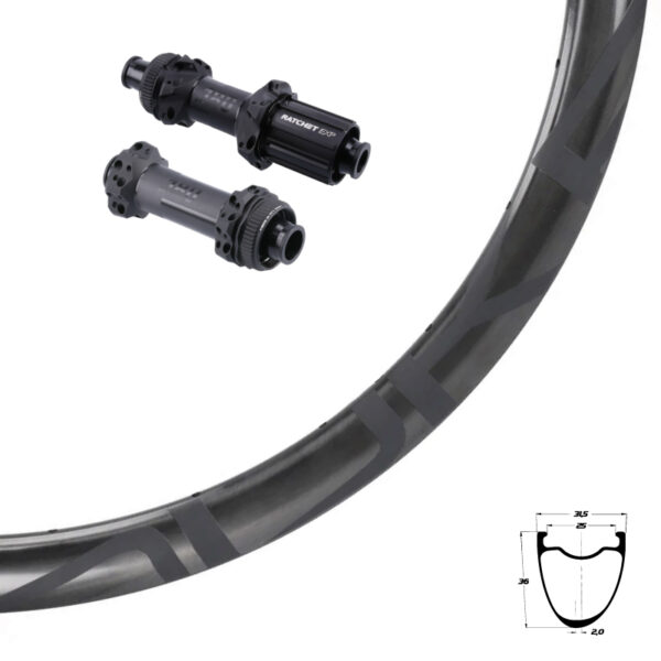 DUKE BACCARA RX 36 + DT SWISS 180