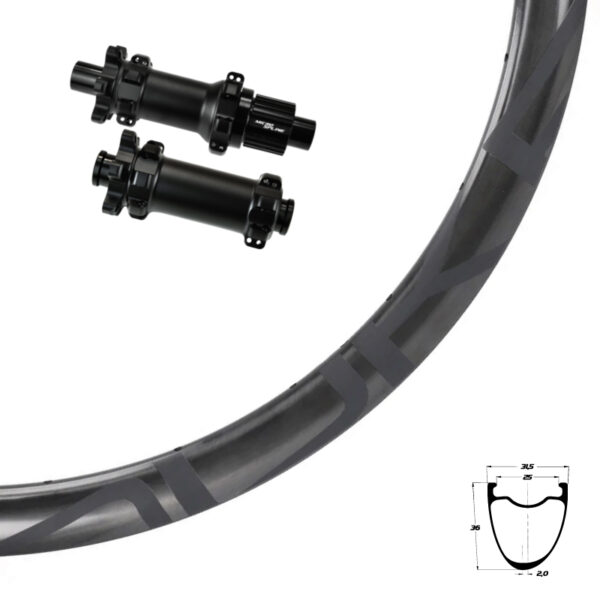 DUKE BACCARA RX 36 + BARON HUBS