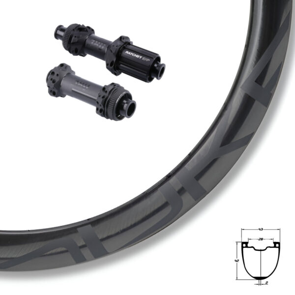 DUKE BACCARA WRX 42 + DT SWISS 180