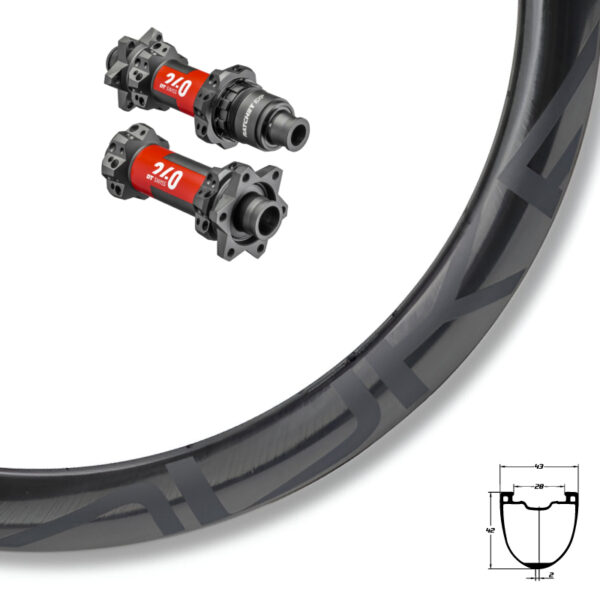 DUKE BACCARA WRX 42 + DT SWISS 240 EXP SP