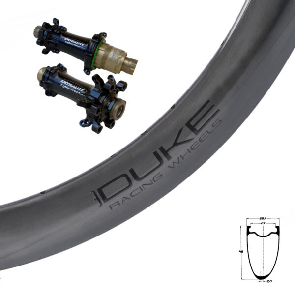 DUKE BACCARA X 48 + EXTRALITE CYBER SPD-3