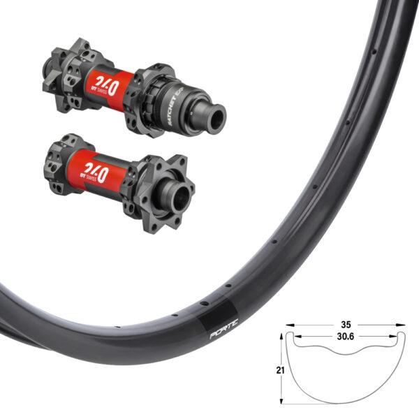 PORTE RATHE UL 30.6 240gr  + DT Swiss 240 EXP SP