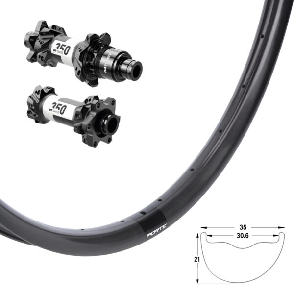 PORTE RATHE UL 30.6 240gr + DT Swiss 350 SP