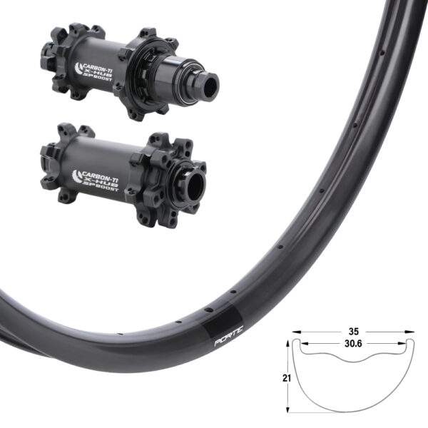 PORTE RATHE UL 30.6 240gr + CARBON Ti