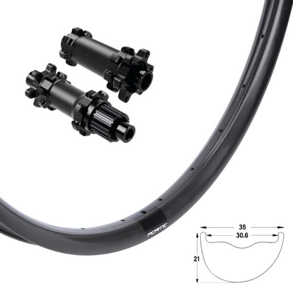PORTE RATHE UL 30.6 240gr  + BARON HUBS